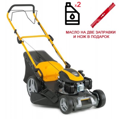 Газонокосилка бензиновая STIGA COMBI 48 SQ (самоходная, мульчирование и боковой выброс травы)