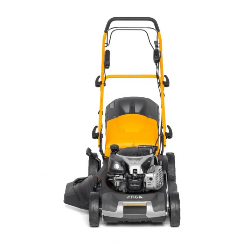 АКЦИЯ! Газонокосилка Stiga Combi 55 SVEQ B (самоходная, боковой выброс, вариатор скорости, электрозапуск. дв. Briggs & Stratton)